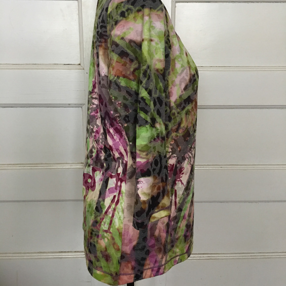 Laurel by Escada animalprint Swarovski NWOT - Picture 6 of 8